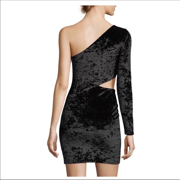 ALICE + OLIVIA VELVET MINI DRESS - Picture 6 of 10